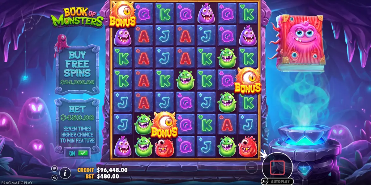 Símbolos FAT Símbolos gigantes Book of Monsters